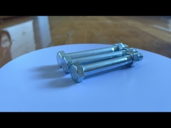 SAE J429 Kelas 2 Sekrup Tutup Hex Galvanis Berulir Sebagian