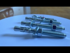 M6 Baja Karbon 1/4 Inci Jangkar Baji Galvanis tahan korosi